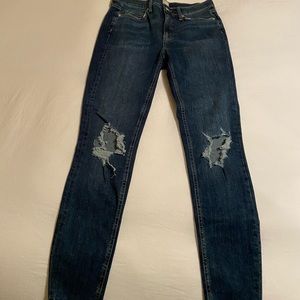 Free people busted knee jeans